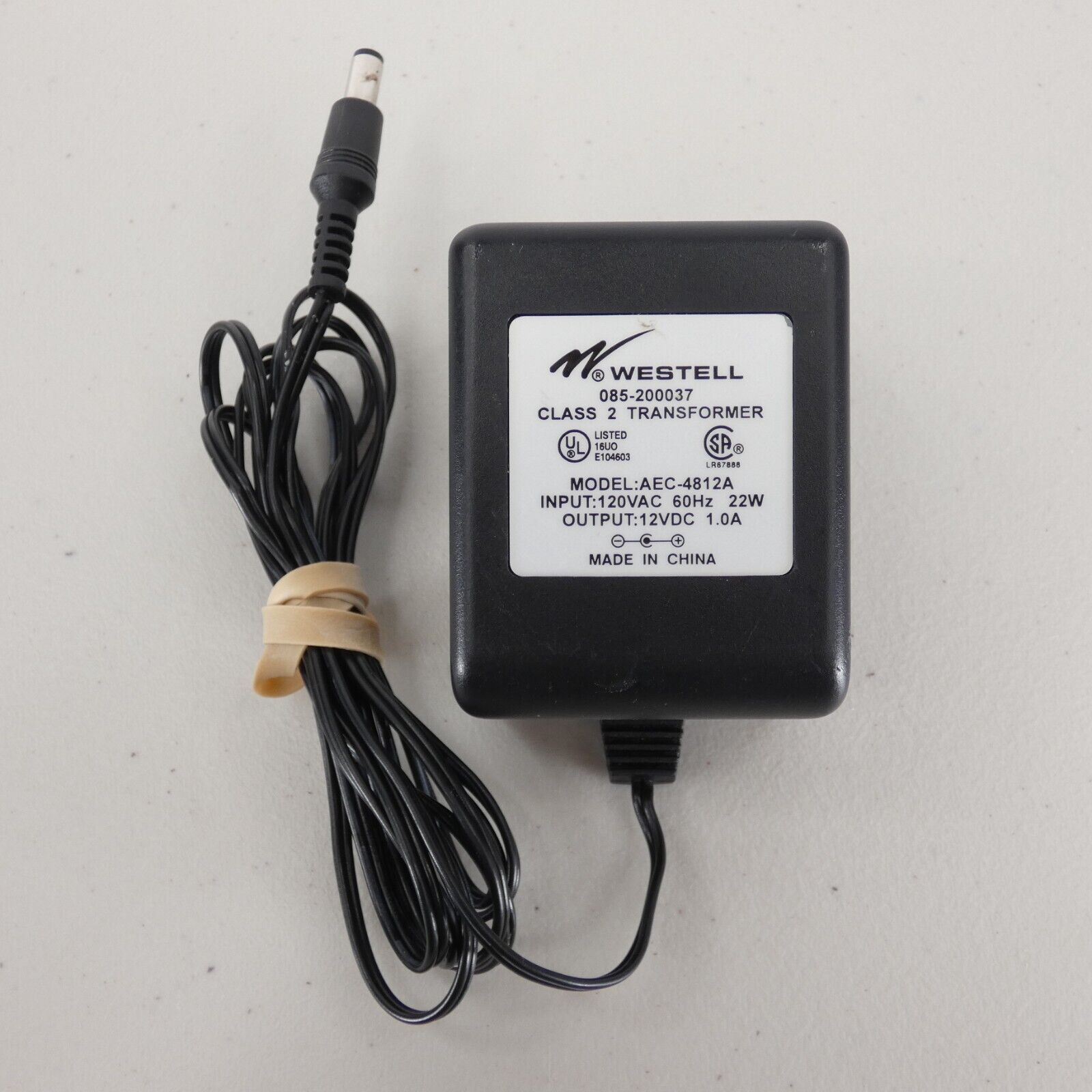 *Brand NEW*Genuine AEC-4812A Westell Class 2 Transformer 085-200037 12 VDC / 1A - Tested Power Supply